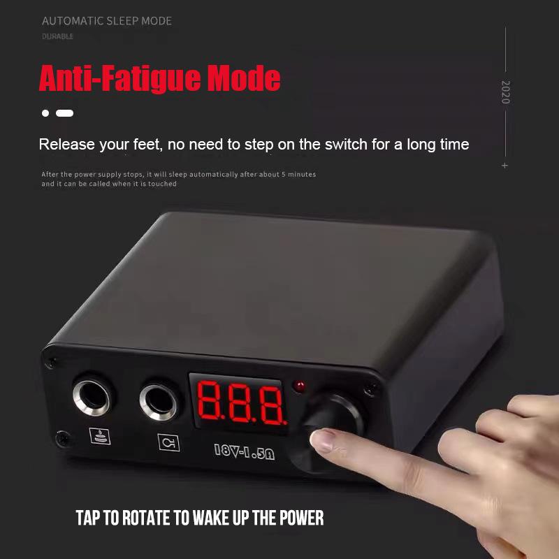 Tattoo Machine Power Hook Line Combination Screen Numerical Control Portable Mini Tattoo Power Transformer Set