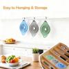 Kitchen Funnel Set 3 Pack, Collapsible Silicone Funnel for Kitchen Use, Small Funnels for Filling Bottle, Transfer Liquid, Oil and Powder, Food Grade