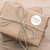 500Pcs /Roll 25Mm Black Thank You Stickers Kraft Paper Sticker For Baking Wedding Decor Birthday Party Gift Sealing Sticker