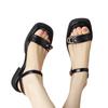 2025 Summer Designer Women's Sandals Low Heels Basic Office Ladies Casual Outdoor Shoes Gladiator Sandals Woman Sandalias Planas