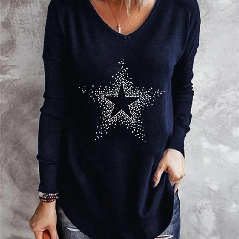 

Футболка с принтом кота больших размеров, винтажные футболки с 3D рисунком, свободный топ с длинными рукавами, женские осенние футболки с v-образным вырезом 2XL