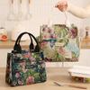 1pcs Floral Lunch Box Storage Bag Portable Meal Container Bag Outdoor Travel Camping Bento Bag for Food Storage
