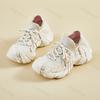 Fashion 2025 New Women's Shoes Non Slip Hard Wearing Casual Shoes Fly Weave Lace Up Platforms Sneakers Comfortable Vulcanize Shoes