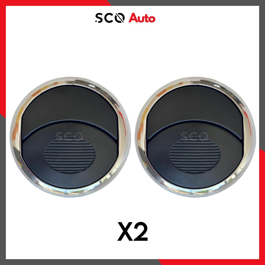 Chrom-Armaturenbrett-Entlüftungsgitter für Fiat Fiorino, für Fiat Qubo, für Bipper, für Nemo, Heizungs-Lüftungsgitter, schwarze Mittelkonsolen-Entlüftungsöffnung 735460869