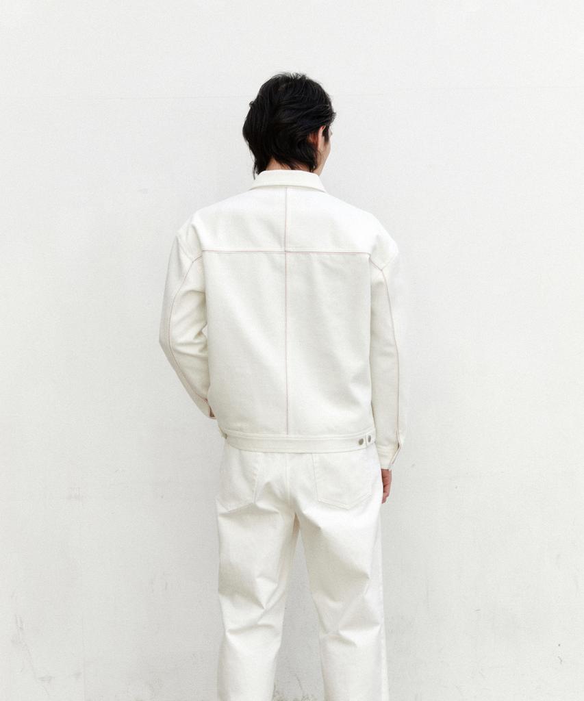 Density Church Denim Jacket_Optic White