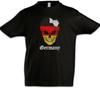 Germany Football Skull I Kids Boys T-Shirt Football Germany Flag Flag-