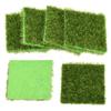 Ature Garden Ornaments,   Landscaping Ornament Set,   Fairy World with Simulated Turf 7.5 * 7.5cm for Container Garden, Terrarium,