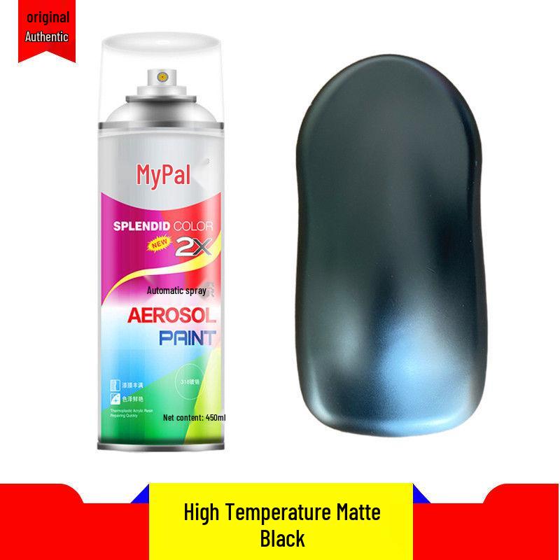 Chrome Self-Spray Stainless Steel & Rust-Proof Paint for Electroplated Metals, Galvanized Surfaces in Silver, Black, & White