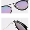 Fashion Round Frame Sunglasses Eyeglasses For Men Women With UV400 Shielding And Outdoor Motorcycling Driving Eyewear