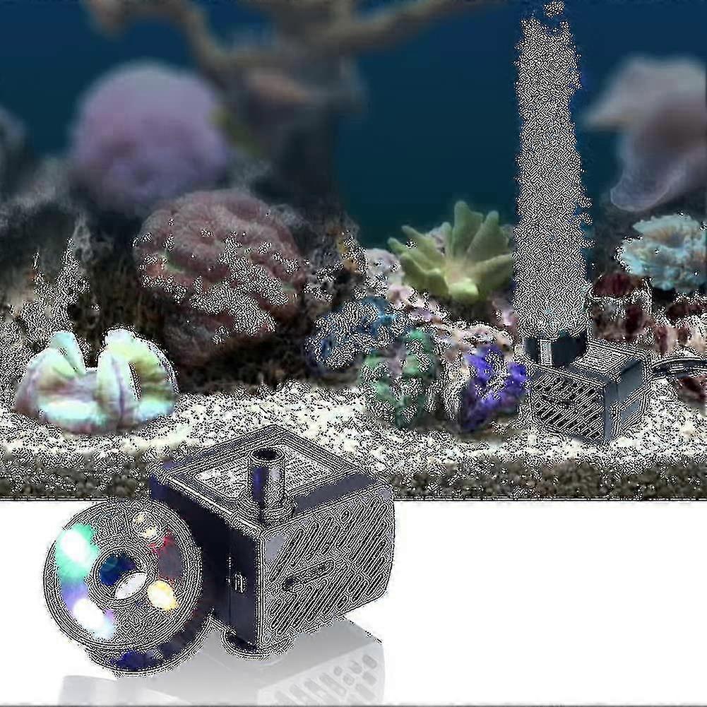 Mini Water Pump With Led, 180l/h, 3w, Small Fish Tank, Garden, Well, Garden Pond, Water Fountain Pump - R
