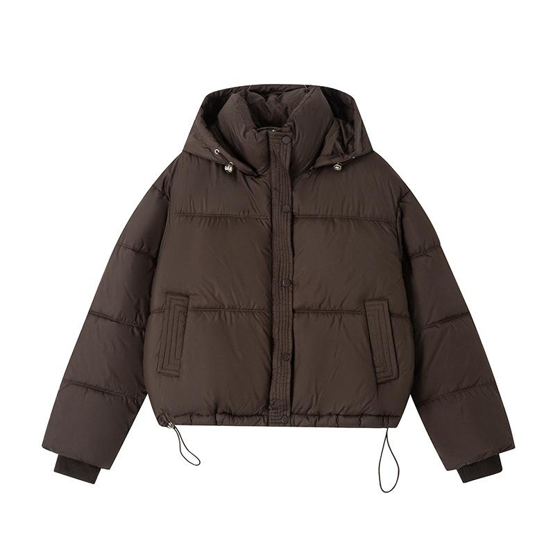 Padded-padded jacket hooded short bread winter padded jacket new design small jacket