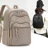 Quilted Women's Large Capacity Backpack