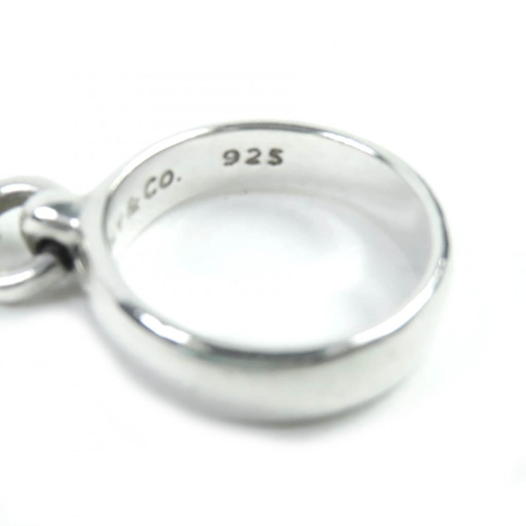 Great TIFFANY&Co. Ring Balloon Dangle Ring Quartz Silver SV925 Women Used