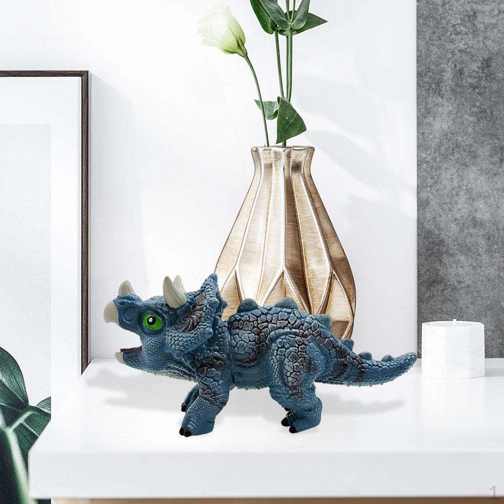 Dinosaur Figure Animal Model Decoration Prehistoric Toys Figurine Great Triceratops