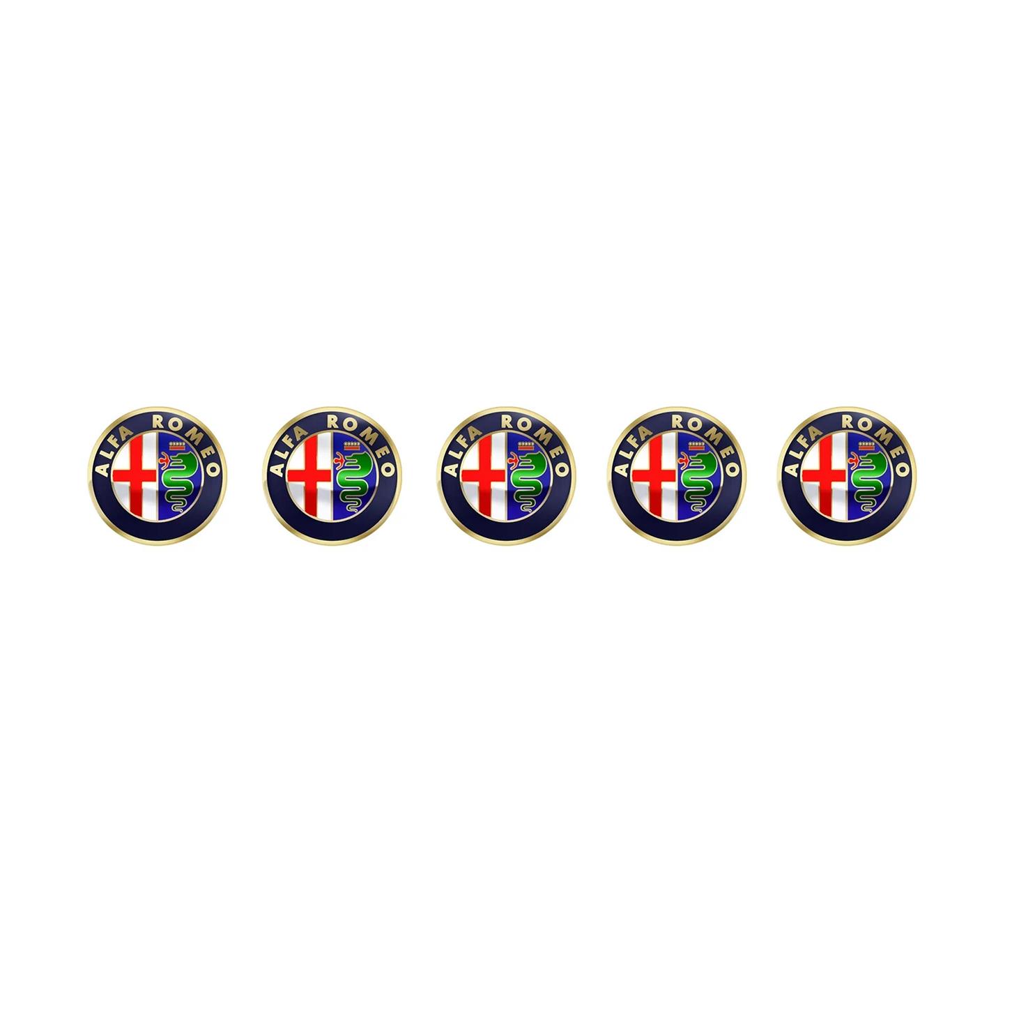 

5/10Pcs 14mm For Alfa Romeo 147 159 156 Giulietta Giulia Mito Auto Car Key Badge Emblem Replacement Car Key Sticker Accessories 14mm