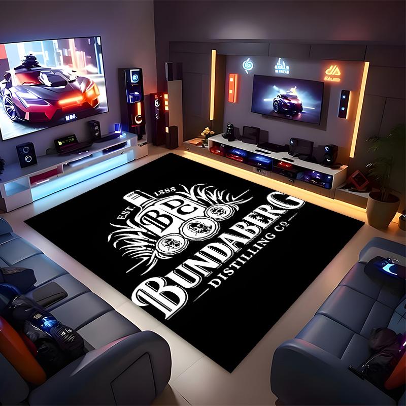 RUM B-Bundaberg Printed Absorbent Washable Carpet, Non-Slip Bathroom Mats, Kitchen Rugs, Yoga Mat,Living Room Entrance, Camping Picnic Rugs