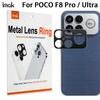 För POCO F8 Pro Ultra 5G Glaslinsfilm IMAK Kamerastyling Premium Kameraskydd