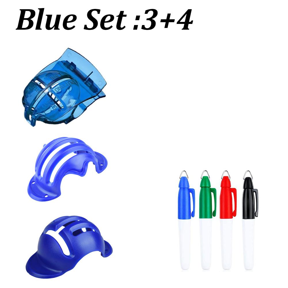 Precision Golf Ball Marker Line Marker Drawing Tool and Marks Pens Set Golf Training Aids Accessories Marking Scribe Liner Tools 5