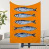 Blanket Throw Super Paintingjpg Cosy Plush Art Living Room Sofa Sardines Couch Childish Birthday Gifts