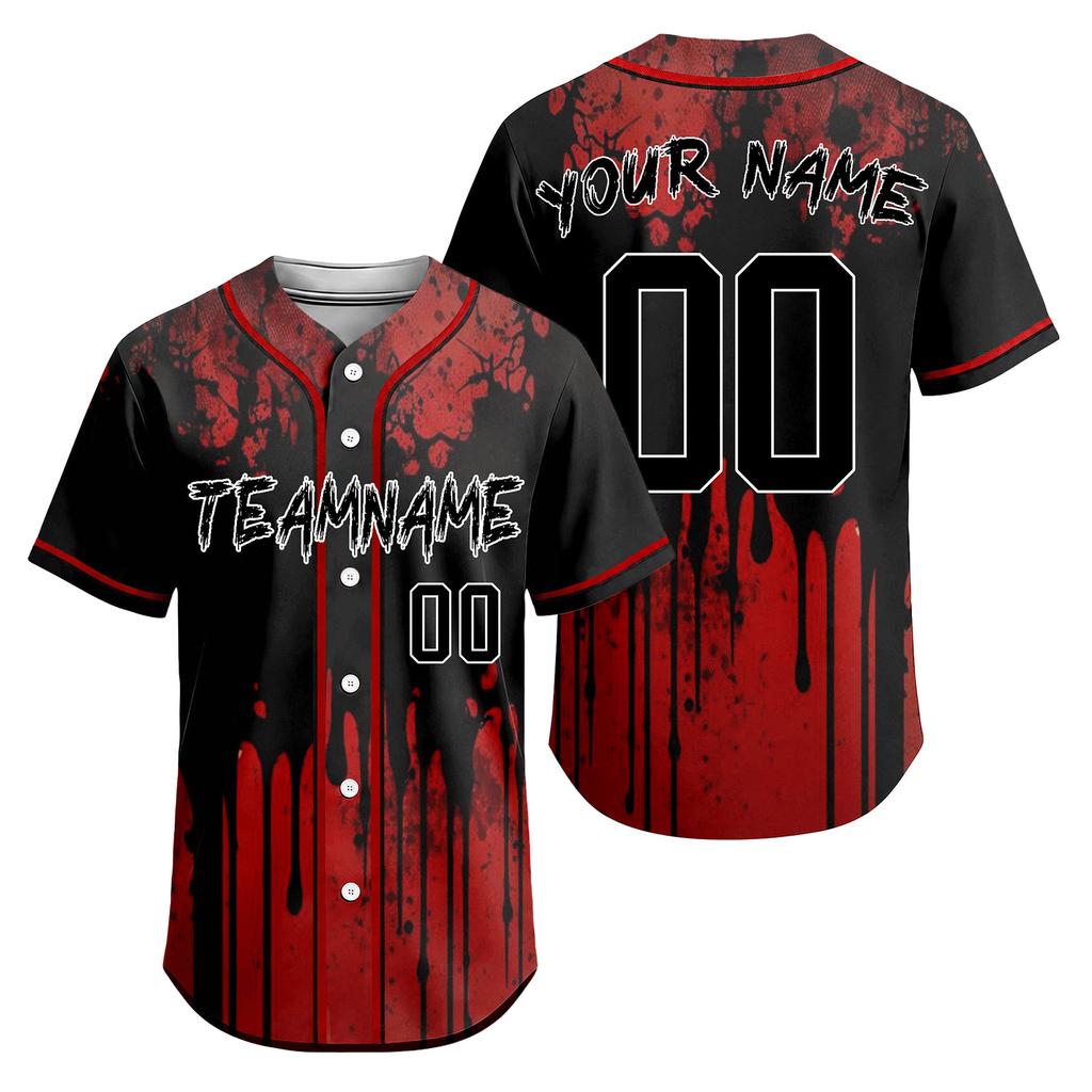 Customizable Halloween Baseball for Men Women and Kids Sportswear