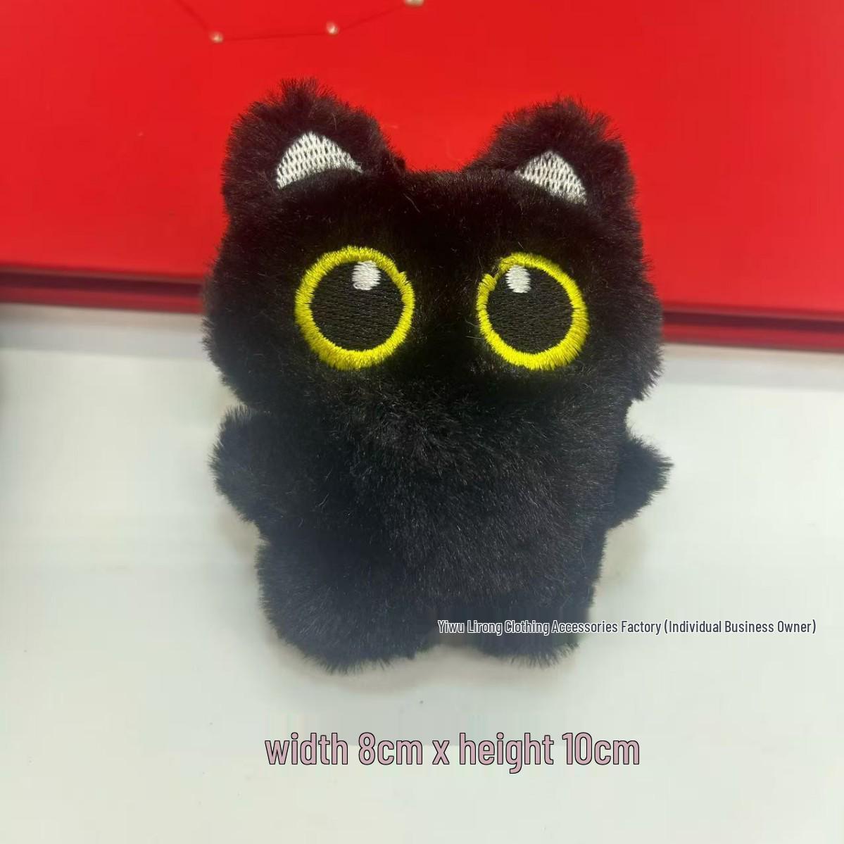 

Очаровательный мультяшный волк и кот плюшевый брелок-кукла со пищалкой