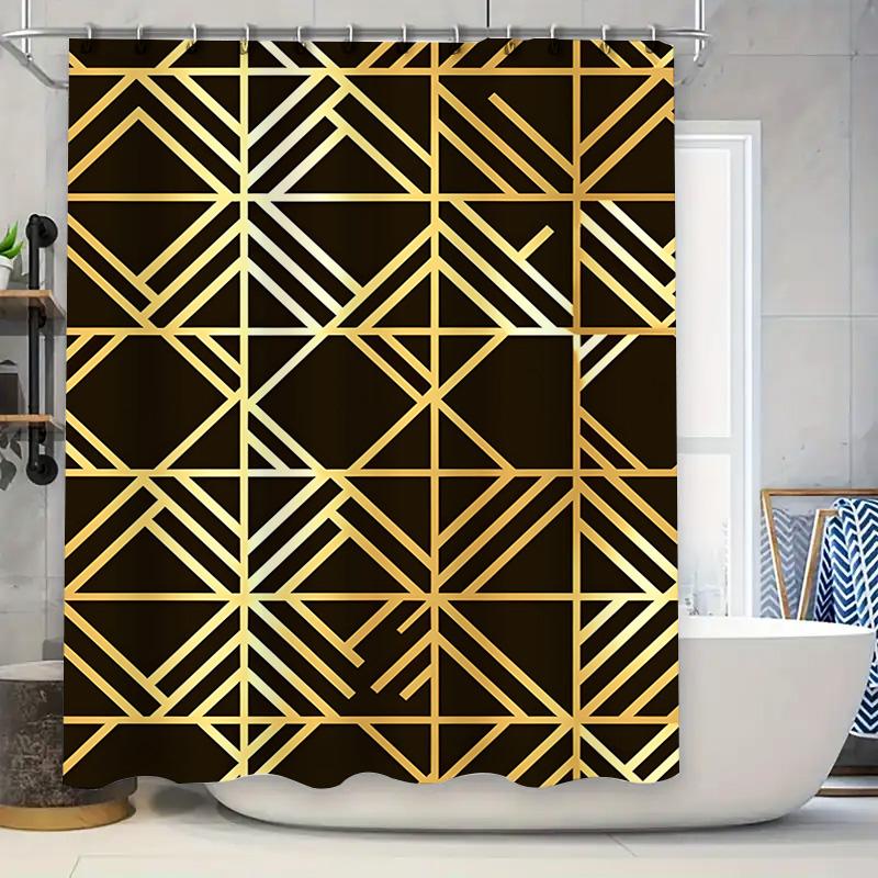 

Blue Shell Design Waterproof Shower Curtain Home Decor Bathroom Decor Blue Shells Print Waterproof Fabric Bath Mat White Bathtub W60H190(CM)-1 Pcs