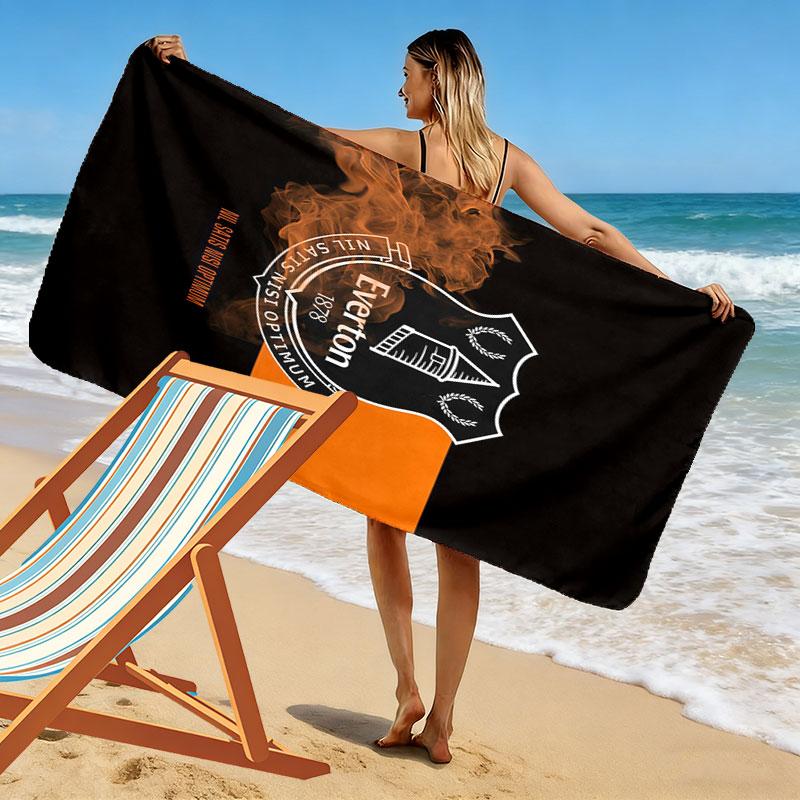 The Toffees logo Print Beach Towel, Large Soft Quick Dry Towel for Beach Camping Swimming