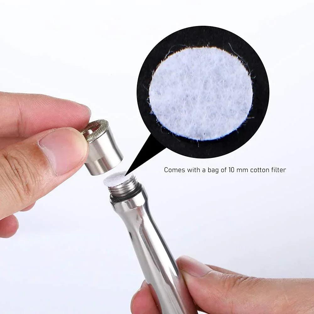 Diamond Dermabrasion Tips Microdermabrasion Replacements Stainless Steel Microdermabrasion & Blackhead Removal Tool Accessories