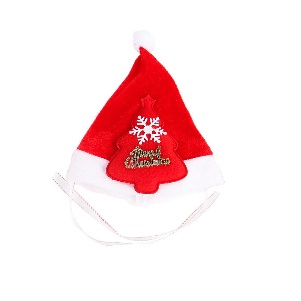 New Pet Decal Hat Christmas Cat Dog Christmas Hat Cartoon Hat Santa Hat Pet Decorative Hat