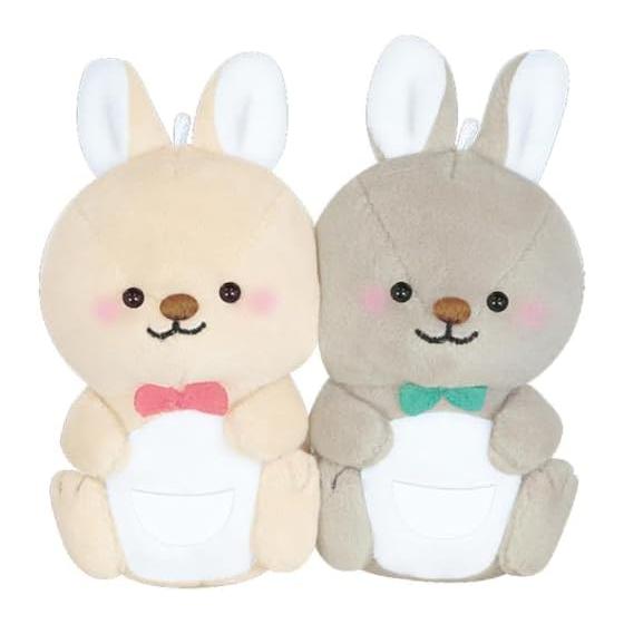 Cracks Keychain Nikonui Nikonui Set of 2 Matching Plump Cheeks Attach with Magnets Kangaroo Plush Toy 110368