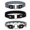 Fashionable Elastic Waist Belt For Women And Men With Metal Buckle For Casual And Office Wear