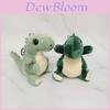 Schattige groene pluche dinosaurus sleutelhanger, zacht en leuk knuffelbeestje, perfect als cadeau.