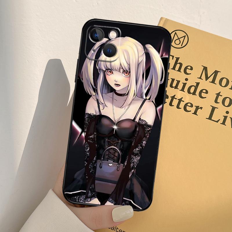 Death Note Misa Amane Phone Case For iPhone 11 12 13 14 Pro Max XS XR X 6 7 8 Plus 12 13 Mini SE 2020 Cover Shell