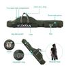 Lixada 130cm Portable Foldable Fishing Rod Case, Fishing Rod and Reel Storage Bag, Fishing Gear Organizer, Rod Case