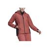 Adidas Letter Logo Print Outdoor Hiking Jacket Women Jacket Red HH9174