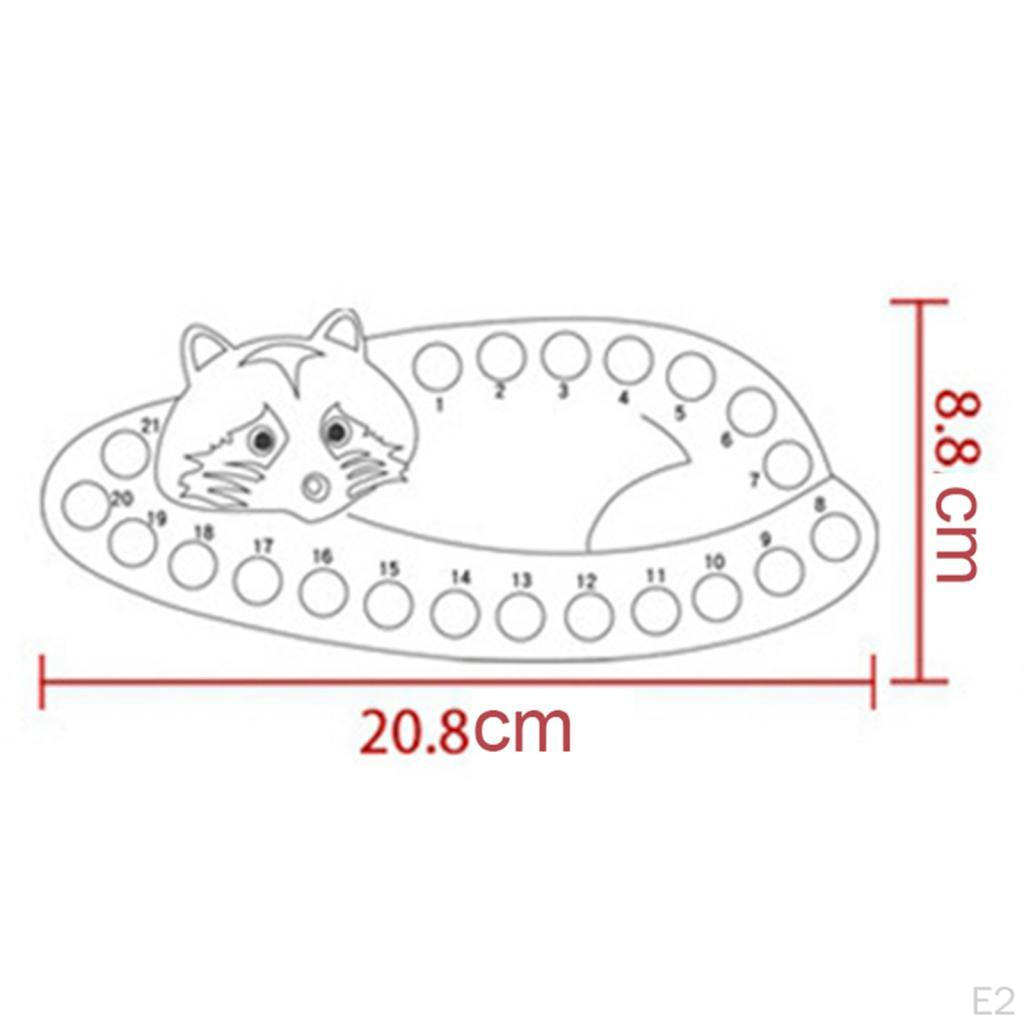 2 Pieces Embroidery Floss Organizer Thread Cards Accessories Organization Board Sewing DIY Supplies