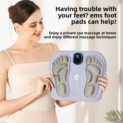 Smart 3D Foot Massage Pad Feet Massager Improve Blood Circulation Foot Massager Relax Muscles Slim Legs Rechargeable Foot Pad