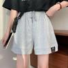 Lässige Shorts für Damen im Sommer Dünne High-Waist-Shorts Schlankmachende und lockere Hosen