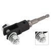 Scissor Jack Adapter 1/2inch Scissor Jack Socket Adapter Impact Resistant Chrome Vanadium Steel for Double Hole Scissor Jacks
