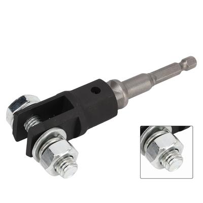 Scherenwagenheber Adapter Stabiler Scherwagenheber Steckschlüssel Adapter 1/2 Zoll Hohe Festigkeit Schwerlast für Doppel-Loch Scherwagenheber