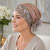 Breathable Headscarf Full Coverage Headband Cap Fashion Cancer Chemo Hat  Women Headwear