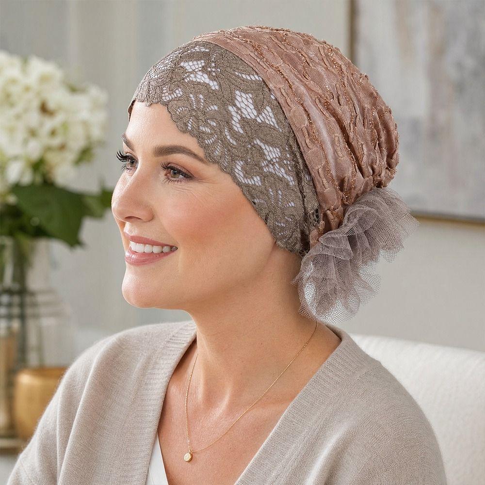 Breathable Headscarf Full Coverage Headband Cap Fashion Cancer Chemo Hat Women Headwear