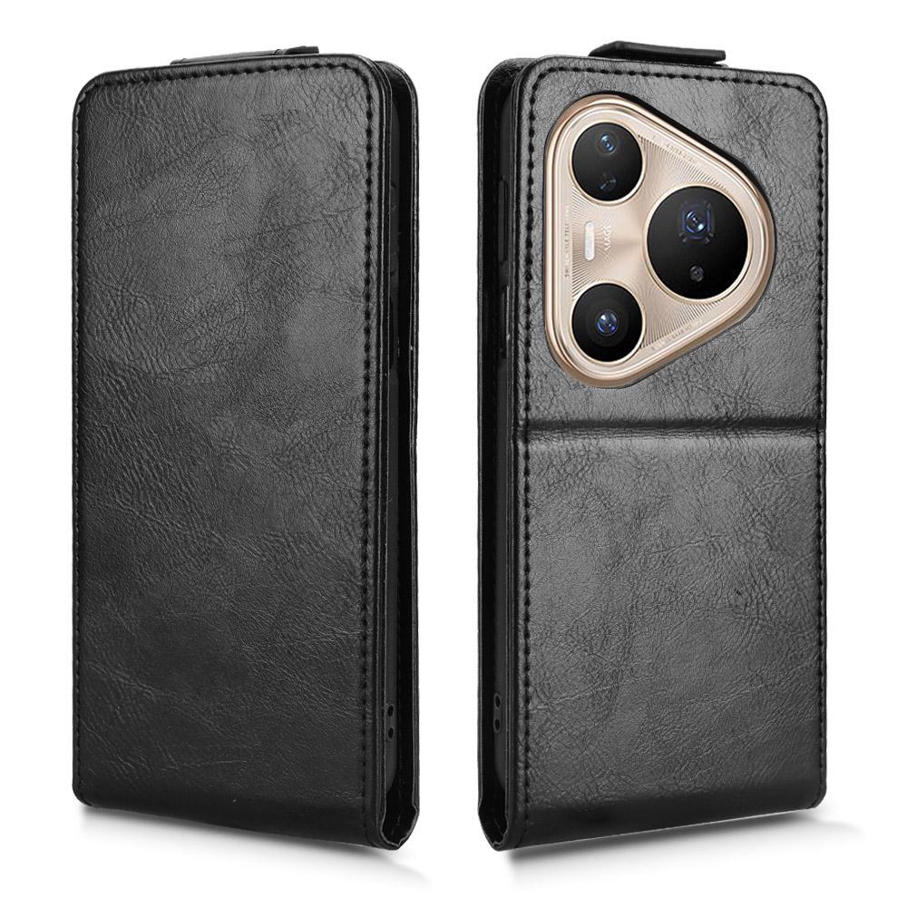 For Huawei Pura 80 Pro/80 Pro+ Stand Case Magnetic Clasp Vertical Flip Leather Phone Cover with Card Holder