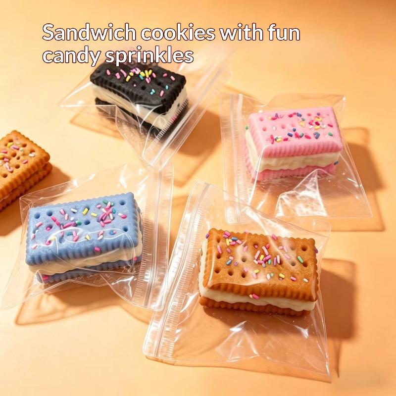 NEW Stress Relief Cookie Dessert Sticky Taba  Fidget Toys Adults Ultra-Soft Squeeze Decompression Toys