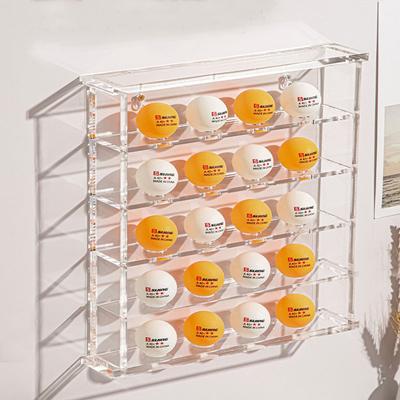 Golfball Utstillingsstativ Veggmontert Skap Holder Samleobjekter Utstyr Slitesterk Golfball Visningsstativ Holder Golfkøller Hylle
