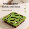 Cat Puzzle Toy - Self-Play Boredom Buster for Kittens with Maze, Digging Holes, and Bell Ball
