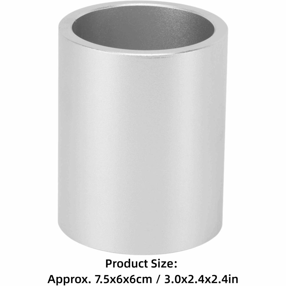 

Exquisite Craftsmanship Portafilter Cup Aluminum Brush Holder Flatware Organizer Coffee Shop срібний