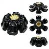 7JI Fidget Fidget Stress Time Hand Mood Christmas Toy, Cube, Relief, Killer, Play, Changer, Adult, Men, Gift, Black, 14+