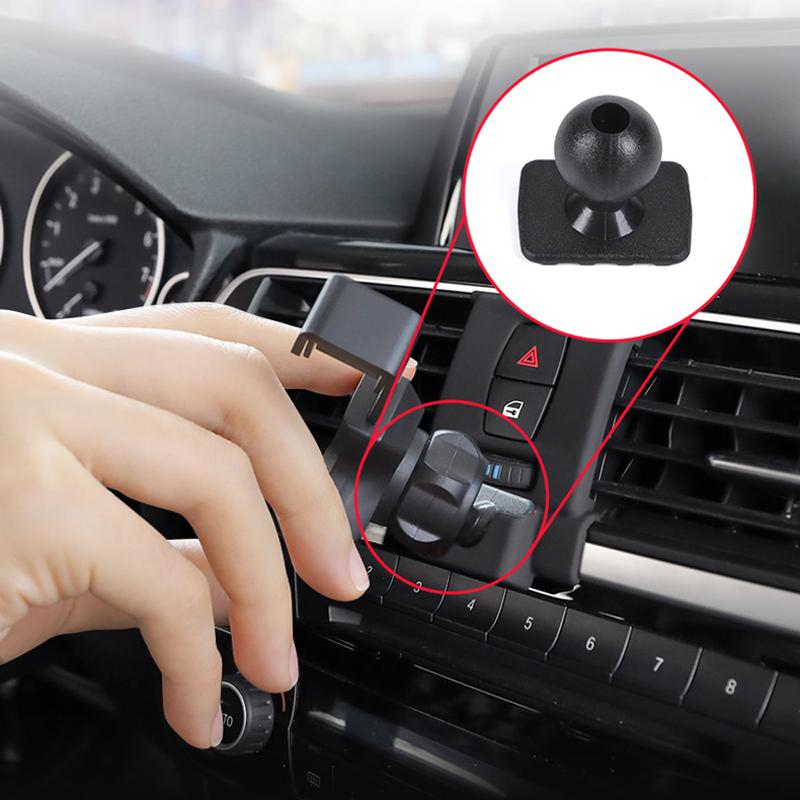 Guida a sinistra! Guida a destra! Per BMW Serie 3 F30/Serie 4 F32 2014- Supporto per Auto Porta Cellulare Supporto da Bocchetta d'Aria 1 Set