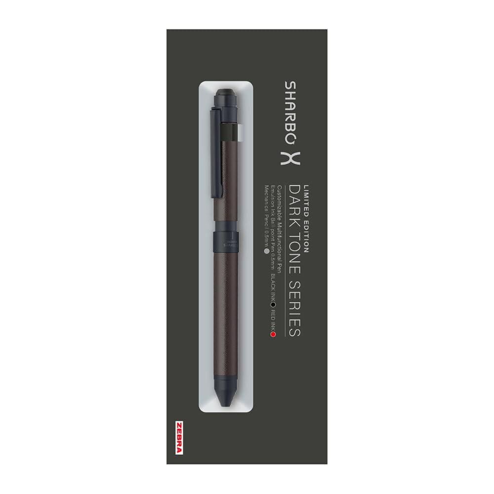 Zebra Pen Sharbo X ST3 Limited Dark Tone Series Dark Brown Multi-function SB14-DA-DE